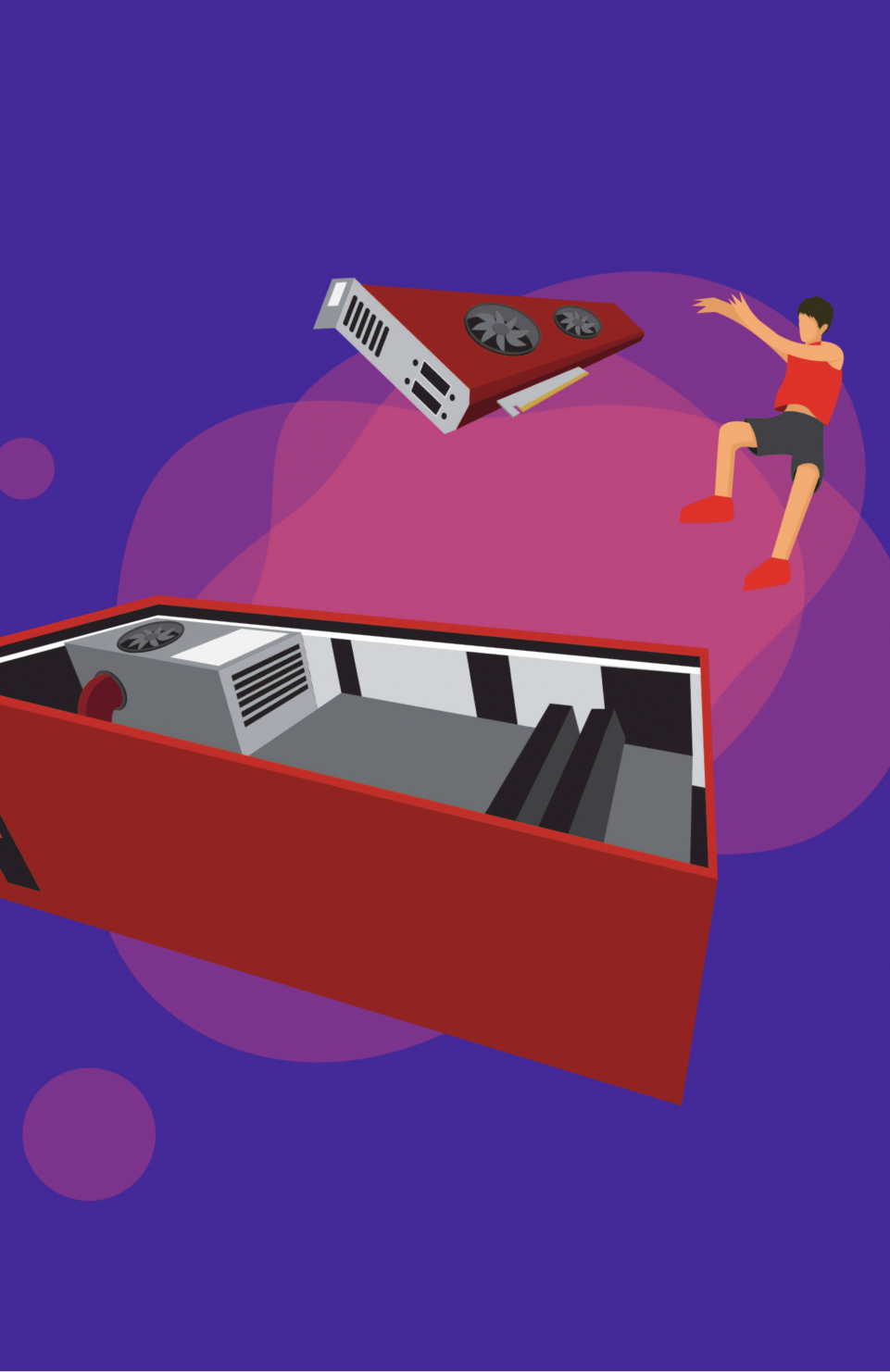 Digital artwork for a GPU brand